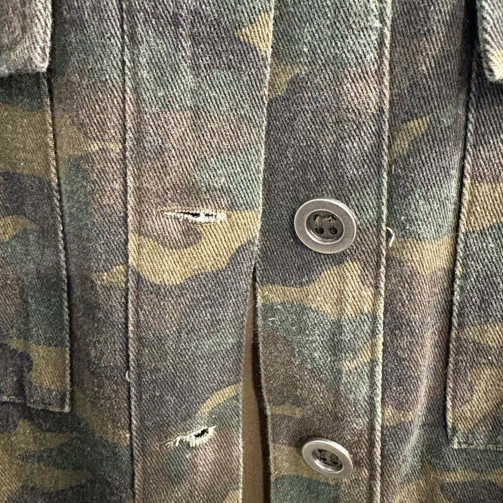 Miss Me Camouflage Sequin Jean Jacket - Picture 14 of 16